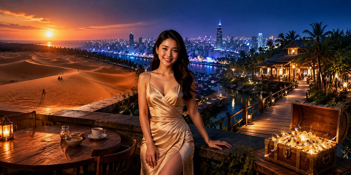 Người chơi tại Mũi Né nạp tiền và nhận thưởng cược qua điện thoại bên tách cà phê